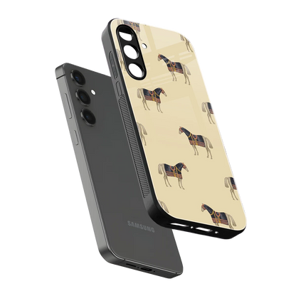 Vintage Rider sleek samsung galaxy a16 5g cover with tempered glass back and TPU edges