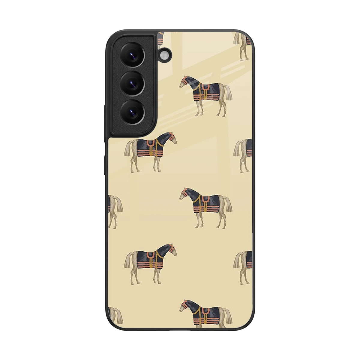 Vintage Rider back phone cover | glass case for samsung galaxy s22