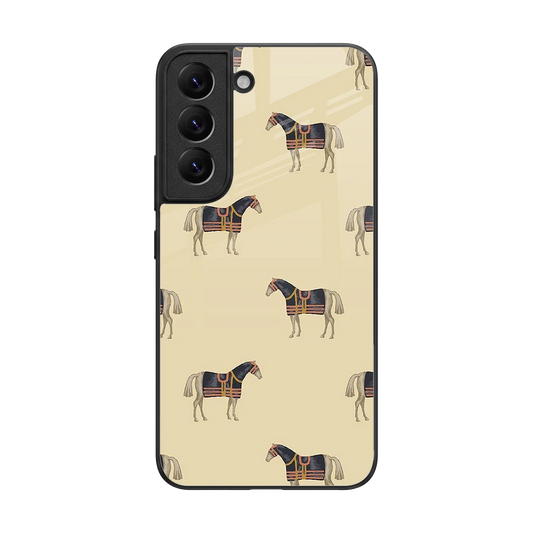 Vintage Rider back phone cover | glass case for samsung galaxy s22
