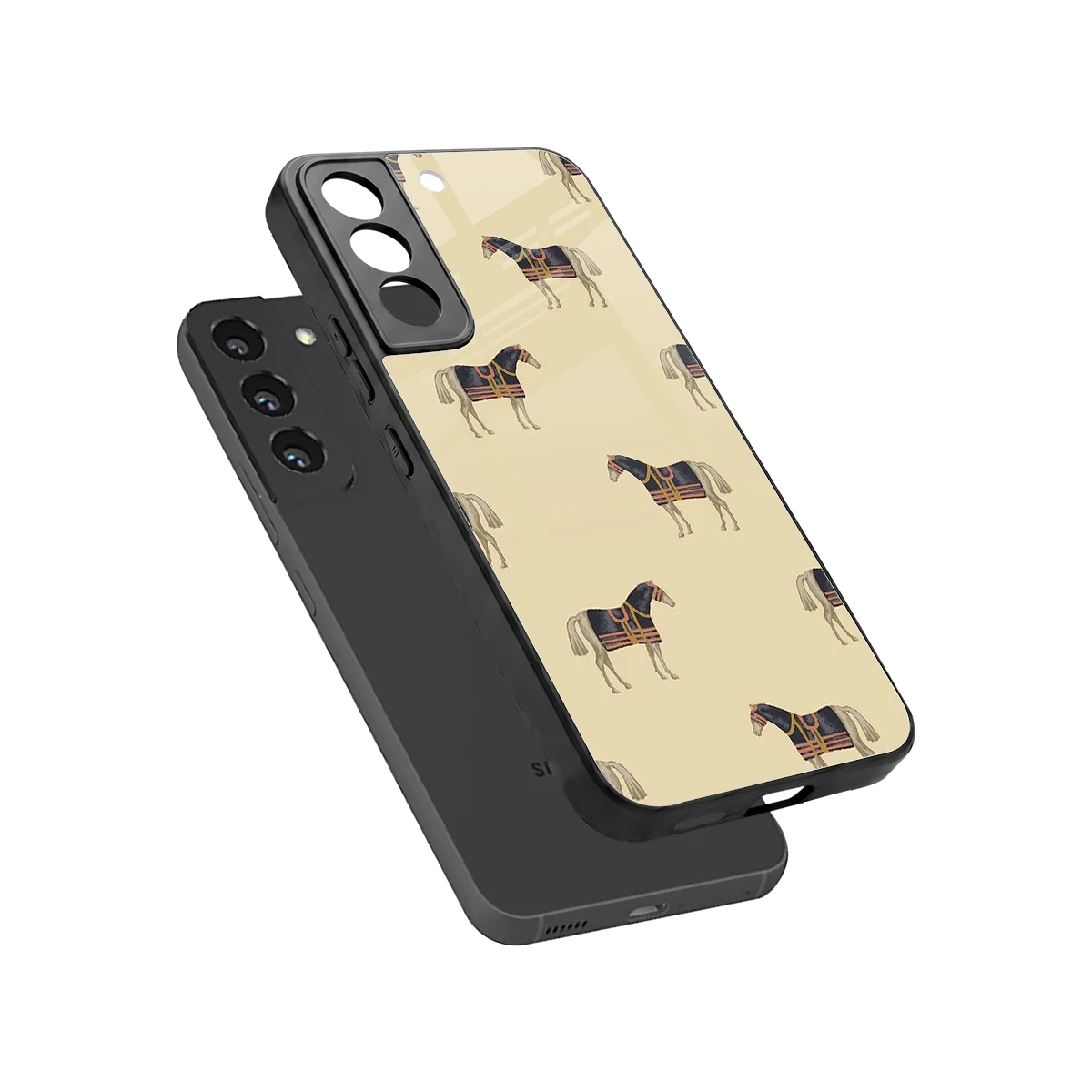 Vintage Rider sleek samsung galaxy s22 cover with tempered glass back and TPU edges