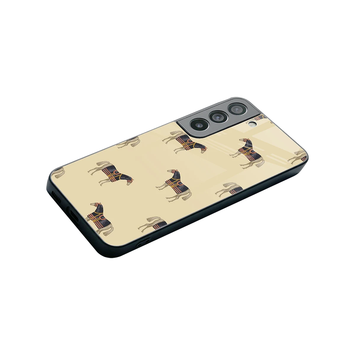 Vintage Rider stylish phone case for samsung galaxy s22 | glossy glass and slim fit