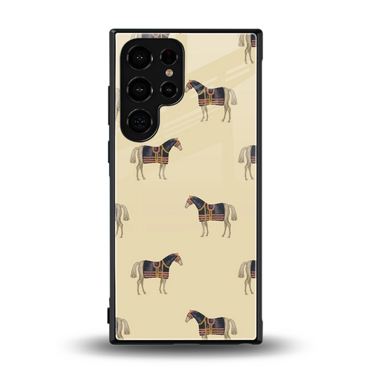 Vintage Rider back phone cover | glass case for samsung galaxy s24 ultra