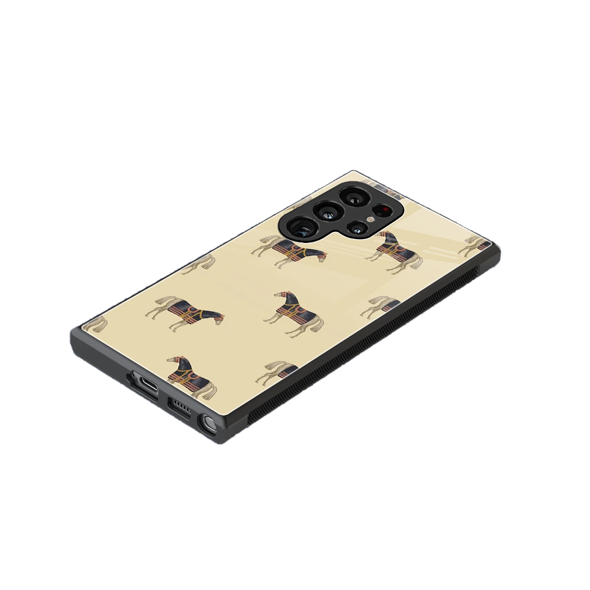 Vintage Rider stylish phone case for samsung galaxy s23 ultra | glossy glass and slim fit