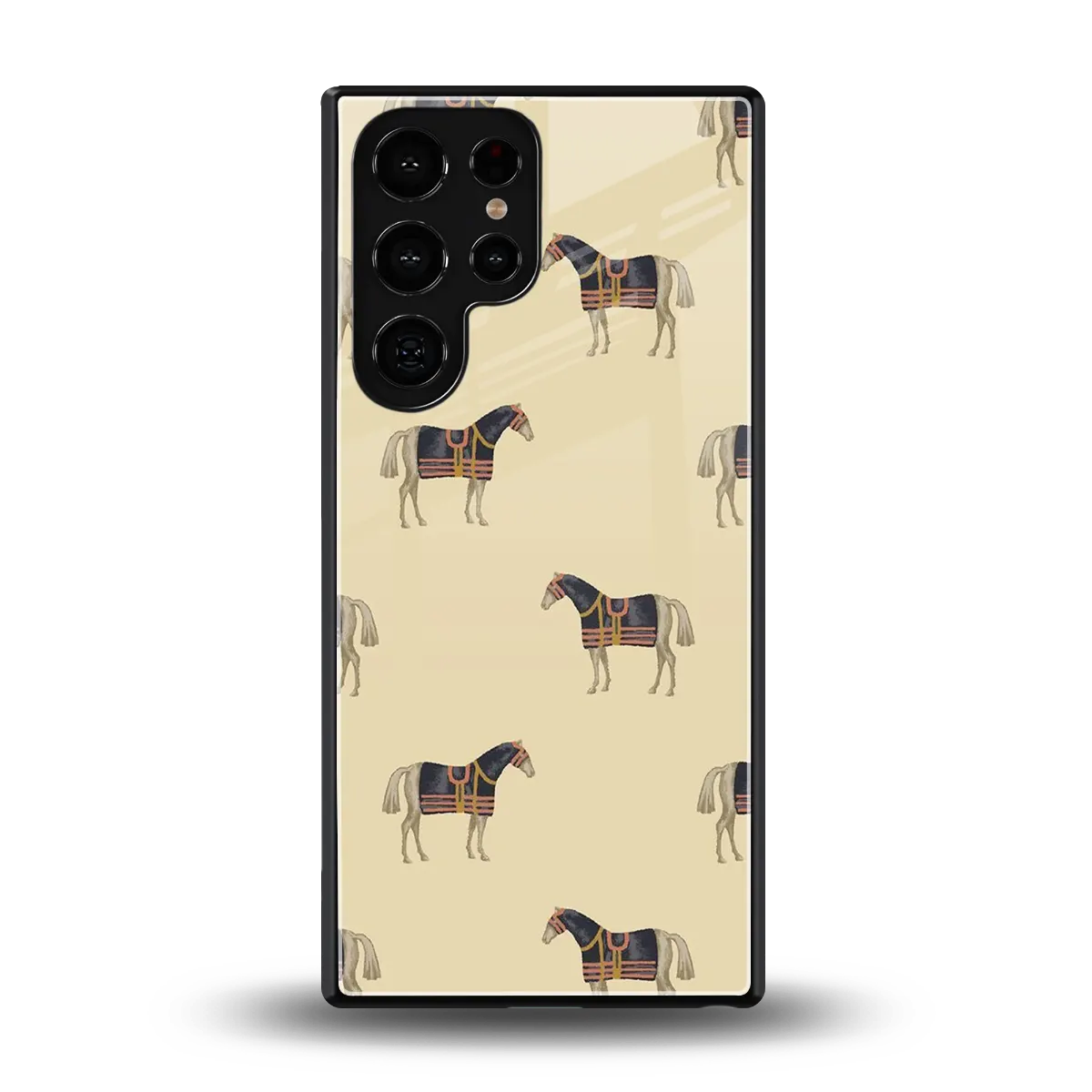 Vintage Rider back phone cover | glass case for samsung galaxy s25 ultra