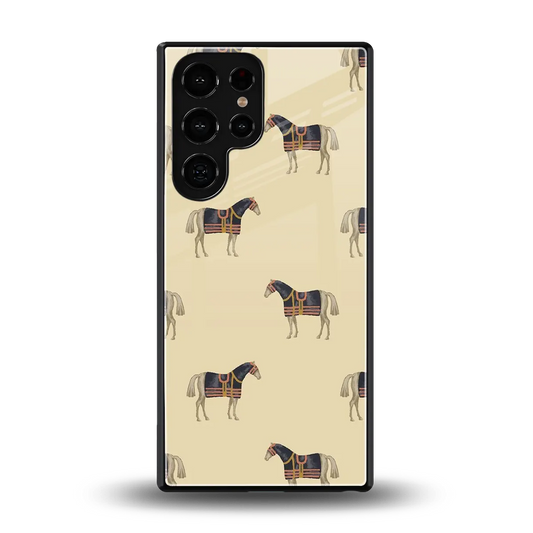Vintage Rider back phone cover | glass case for samsung galaxy s25 ultra