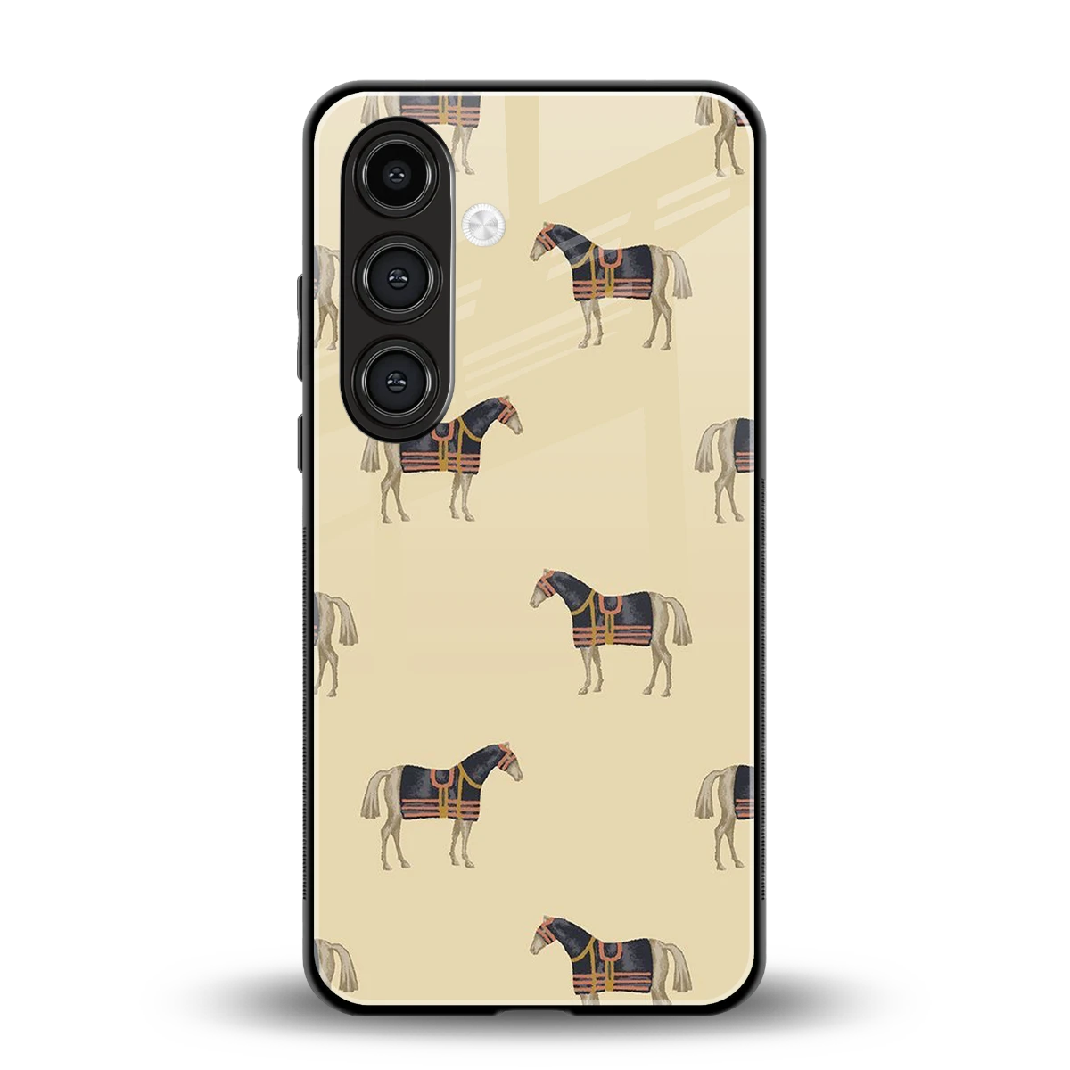 Vintage Rider back phone cover | glass case for samsung galaxy s24