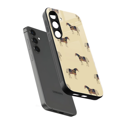 Vintage Rider sleek samsung galaxy s23 cover with tempered glass back and TPU edges