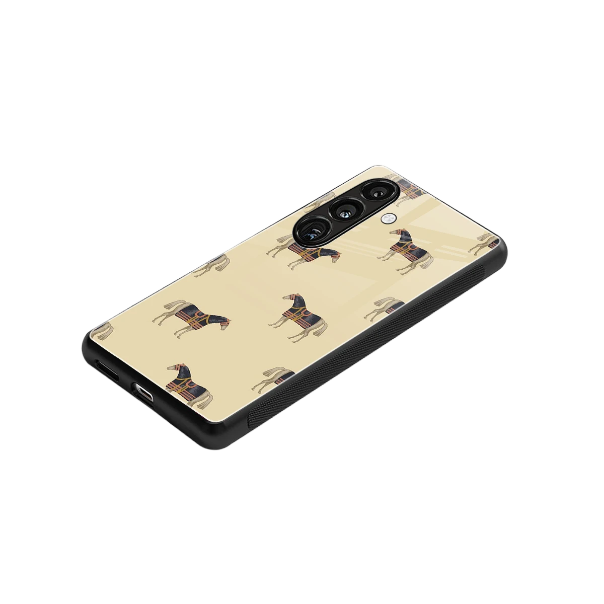 Vintage Rider stylish phone case for samsung galaxy s26 | glossy glass and slim fit
