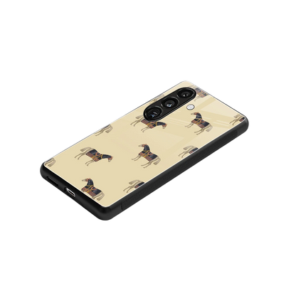 Vintage Rider stylish phone case for samsung galaxy s24 fe | glossy glass and slim fit