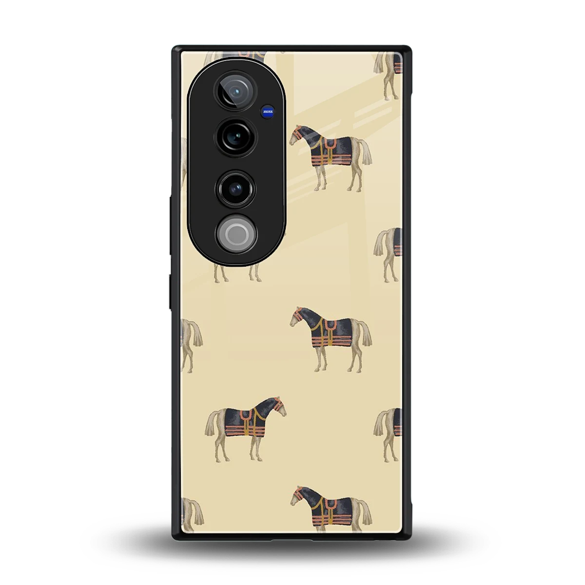 Vintage Rider back phone cover | glass case for vivo v40 pro