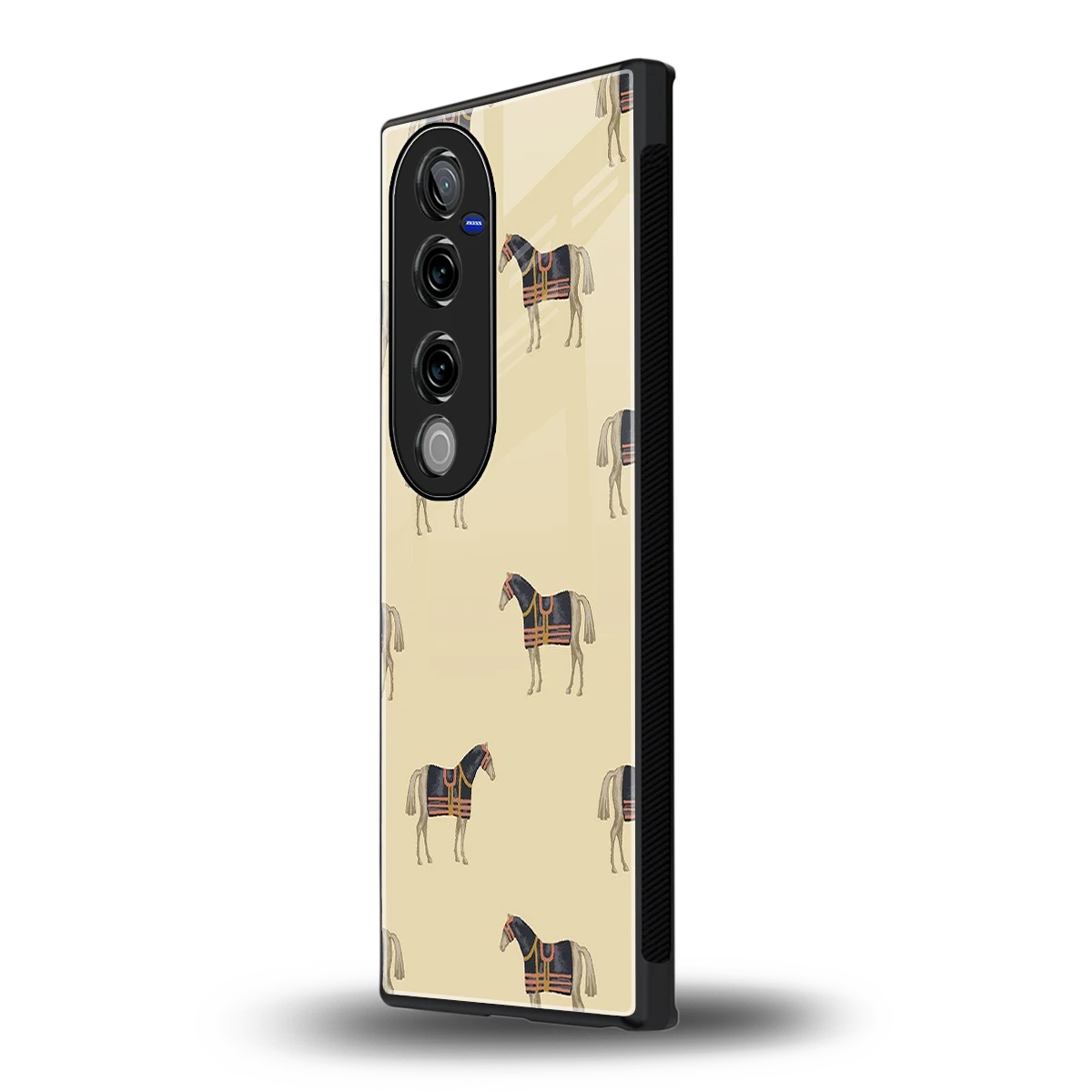 Vintage Rider vivo v40 pro mobile cover | shockproof glass phone case