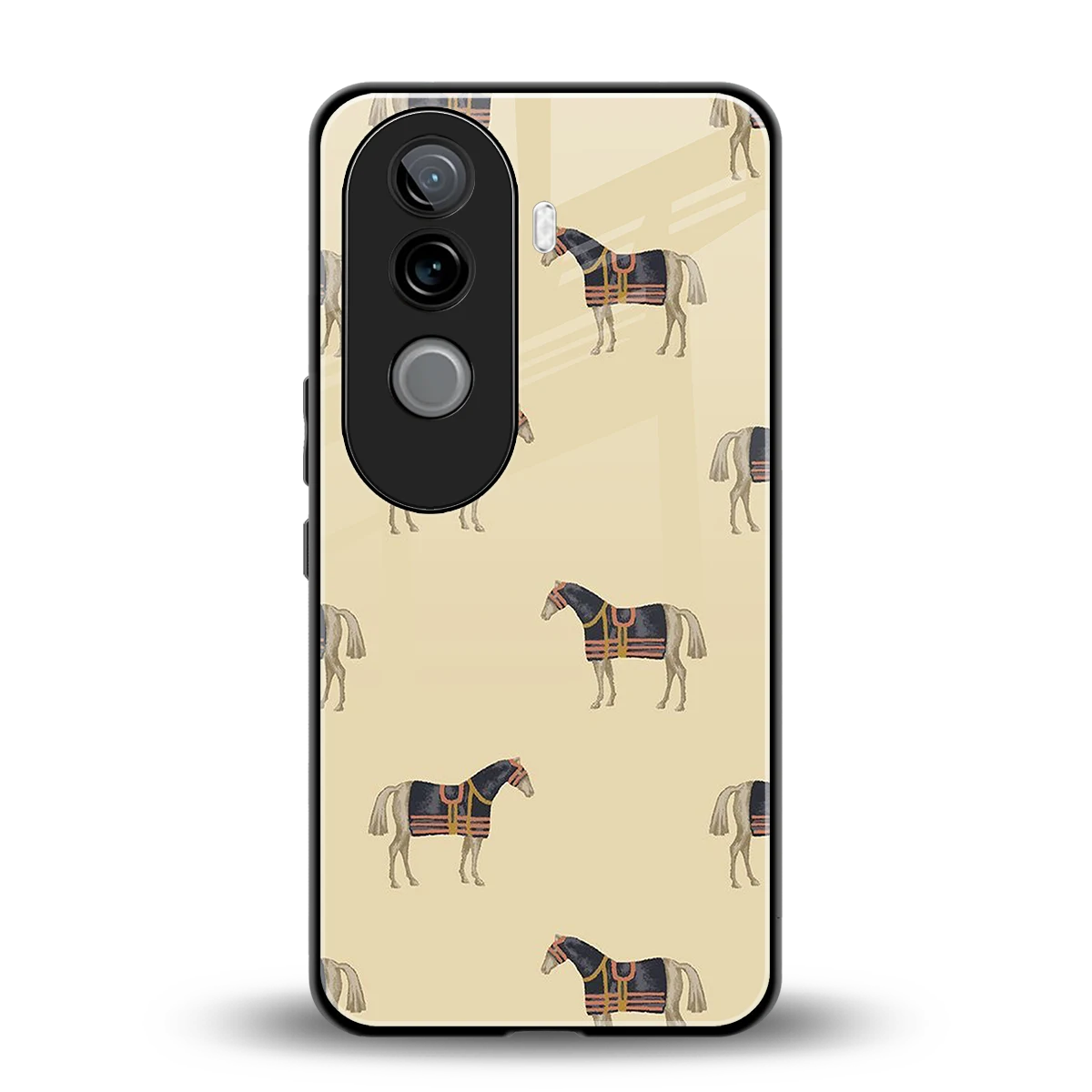 Vintage Rider back phone cover | glass case for vivo v40e