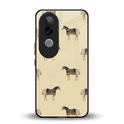 Vintage Rider back phone cover | glass case for vivo v40e