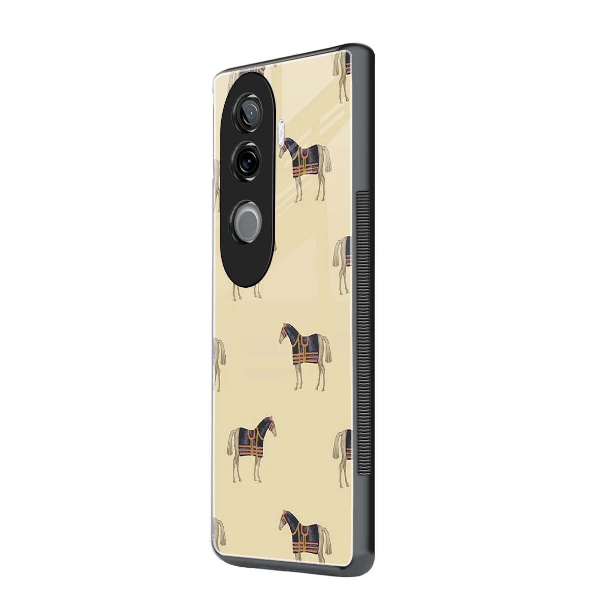Vintage Rider vivo v40e mobile cover | shockproof glass phone case