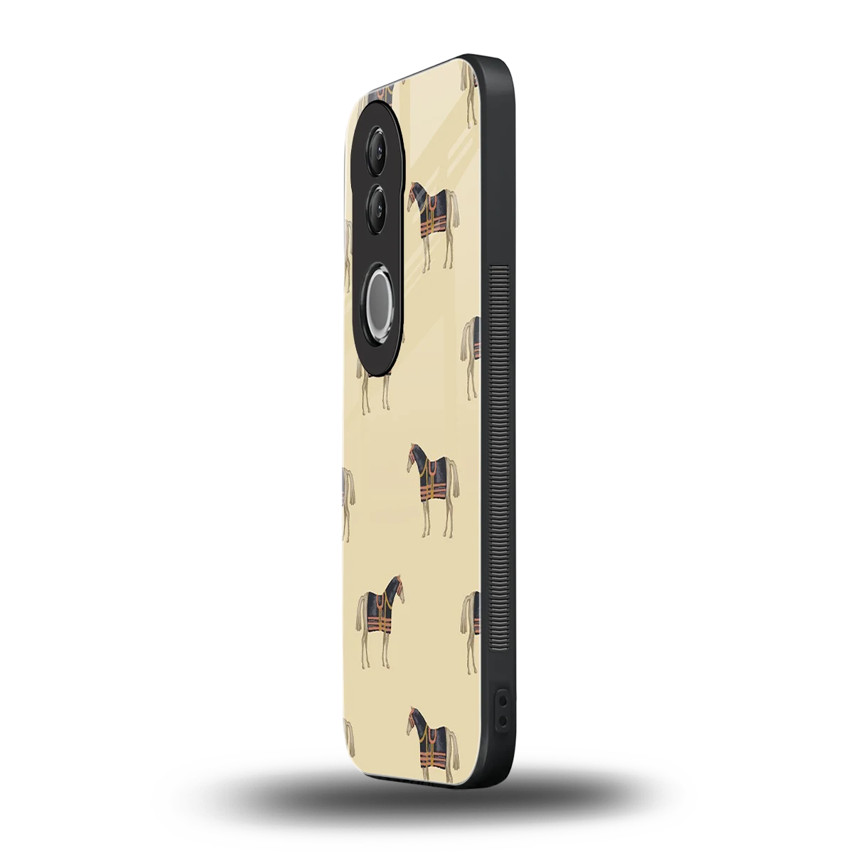 Vintage Rider vivo v50 mobile cover | shockproof glass phone case