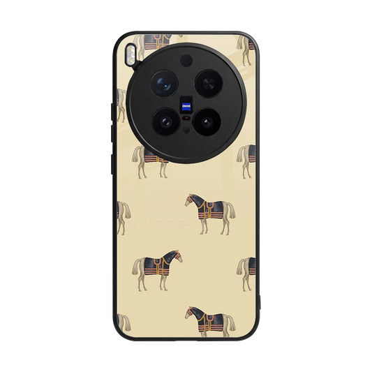 Vintage Rider back phone cover | glass case for vivo x300 pro