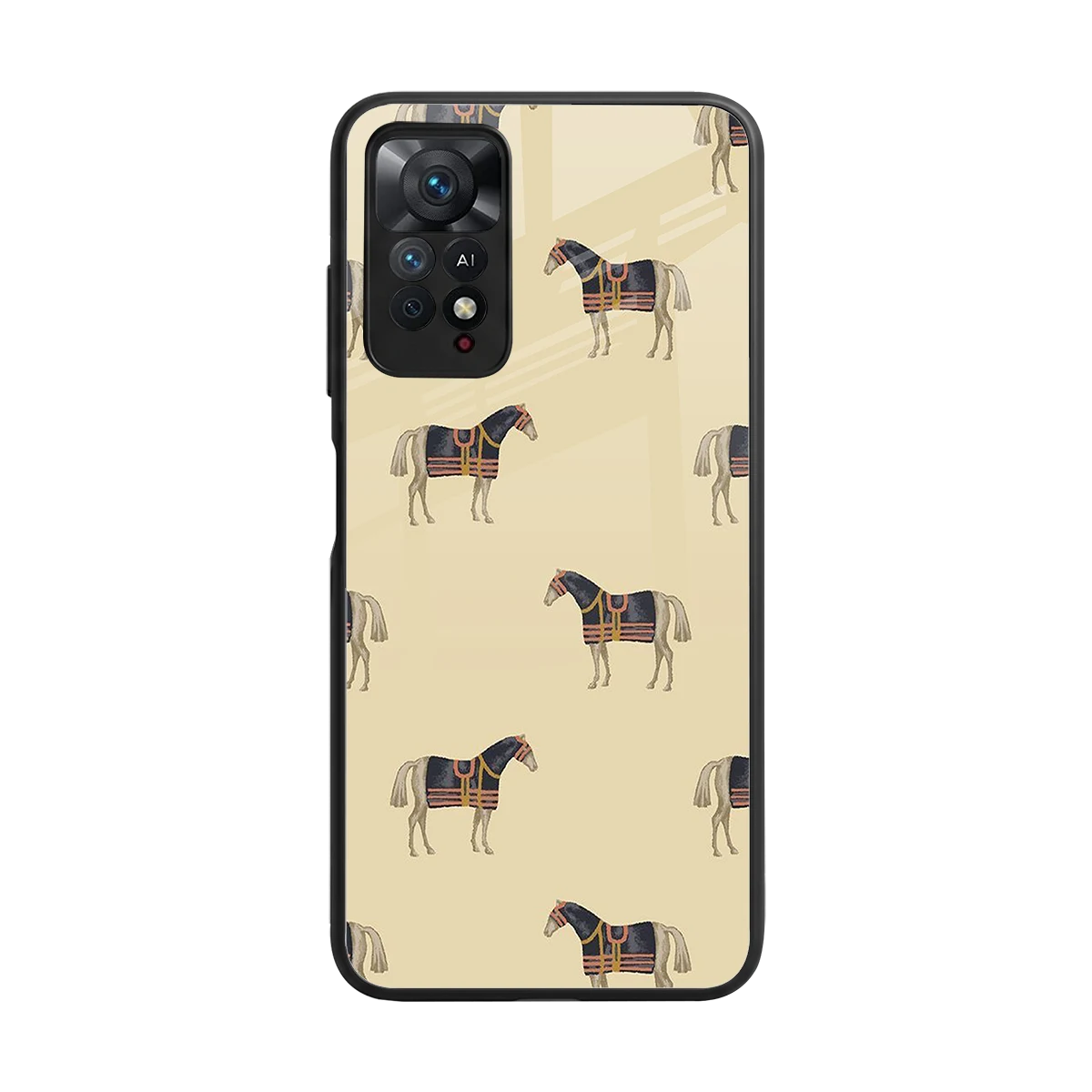Vintage Rider back phone cover | glass case for redmi note 11 pro