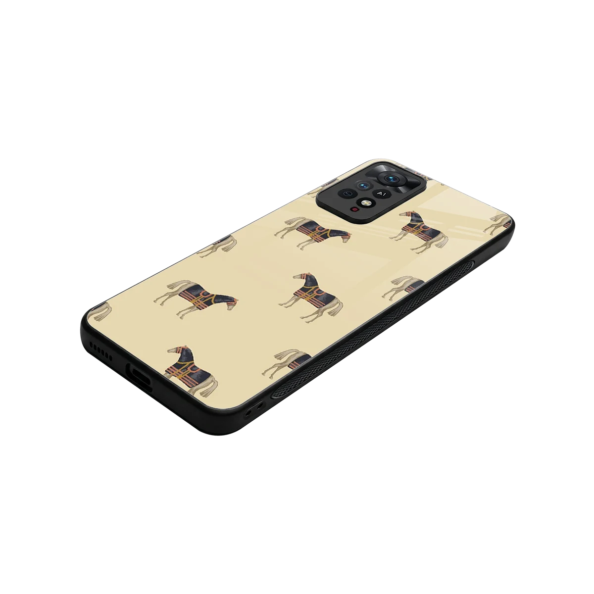 Vintage Rider stylish phone case for redmi note 11 pro | glossy glass and slim fit