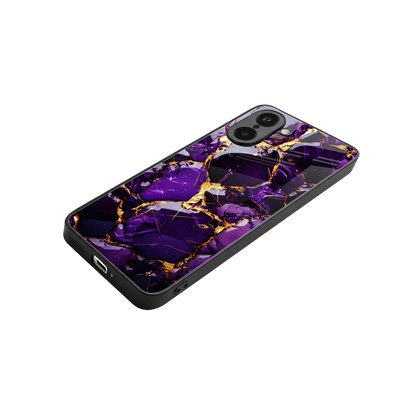 Violet Luxe stylish phone case for oneplus nord ce5 5g | glossy glass and slim fit