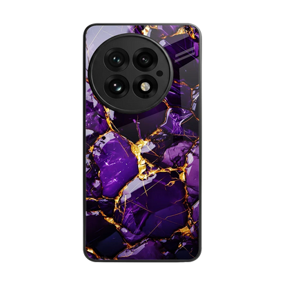Violet Luxe back phone cover | glass case for oneplus 13