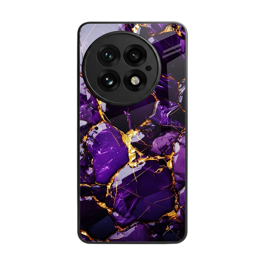 Violet Luxe back phone cover | glass case for oneplus 13