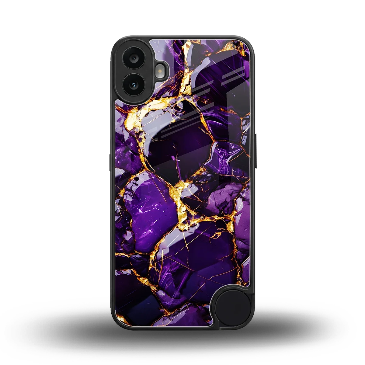 Violet Luxe back phone cover | glass case for cmf nothing phone 1