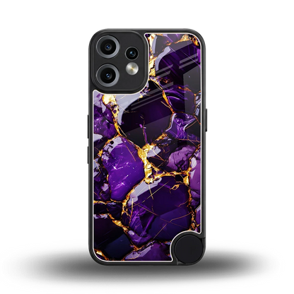 Violet Luxe back phone cover | glass case for cmf nothing phone 2 pro