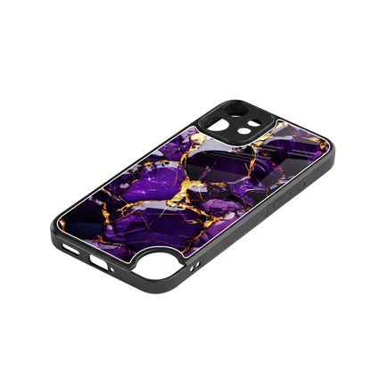 Violet Luxe stylish phone case for cmf nothing phone 2 pro | glossy glass and slim fit