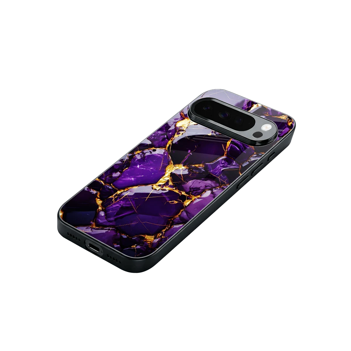 Violet Luxe stylish phone case for google pixel 10 pro xl | glossy glass and slim fit