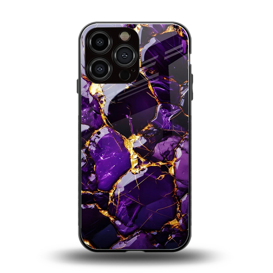 Violet Luxe back phone cover | glass case for iphone 14 pro max