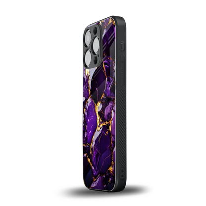 Violet Luxe iphone 13 pro mobile cover | shockproof glass phone case