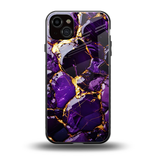 Violet Luxe back phone cover | glass case for iphone 14 plus