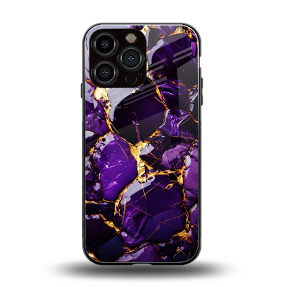 Violet Luxe back phone cover | glass case for iphone 15 pro max