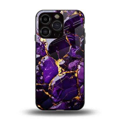 Violet Luxe back phone cover | glass case for iphone 15 pro