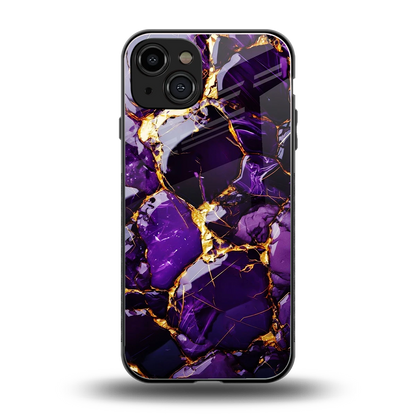 Violet Luxe back phone cover | glass case for iphone 15