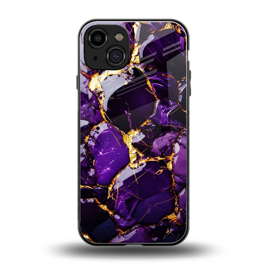 Violet Luxe back phone cover | glass case for iphone 15