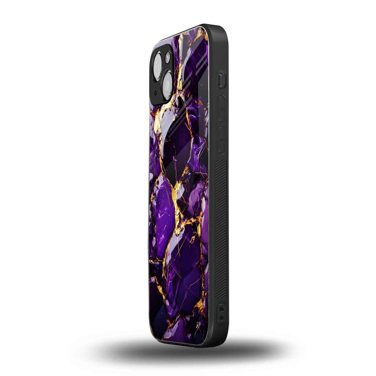 Violet Luxe iphone 15 mobile cover | shockproof glass phone case