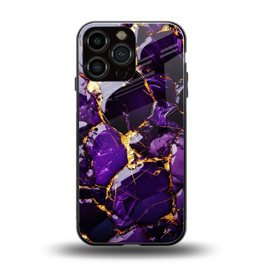 Violet Luxe back phone cover | glass case for iphone 16 pro max