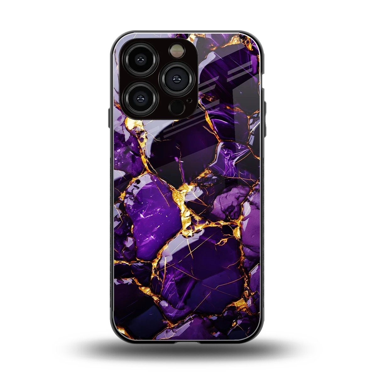 Violet Luxe back phone cover | glass case for iphone 16 pro