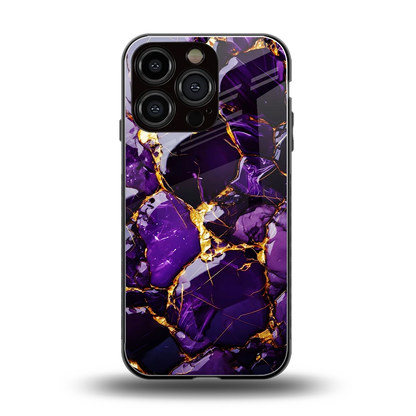 Violet Luxe back phone cover | glass case for iphone 16 pro