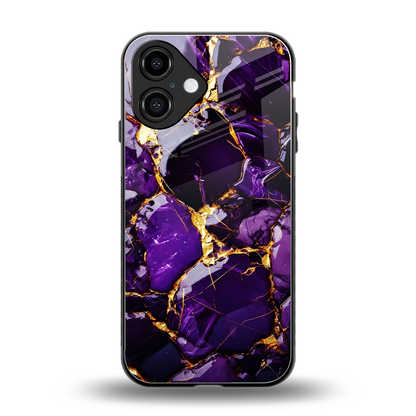 Violet Luxe back phone cover | glass case for iphone 16