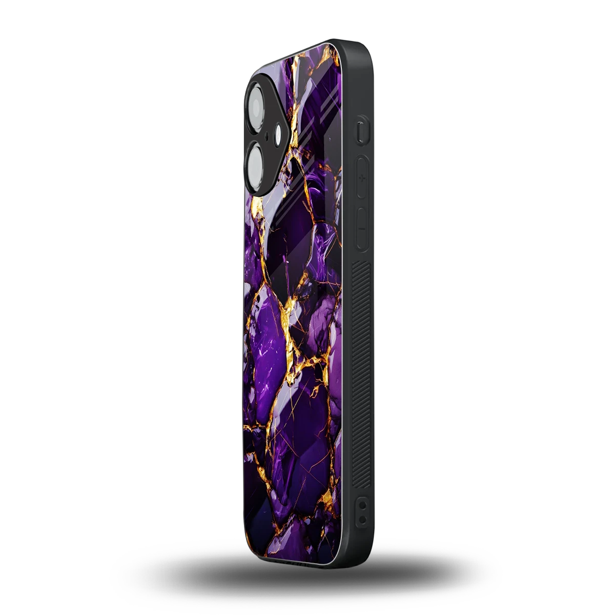 Violet Luxe iPhone 16 mobile cover | shockproof glass phone case