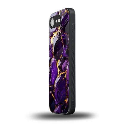 Violet Luxe iphone 16e mobile cover | shockproof glass phone case
