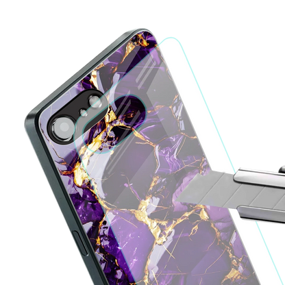 Violet Luxe stylish phone case for iphone 16e | glossy glass and slim fit