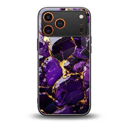 Violet Luxe back phone cover | glass case for iphone 17 pro