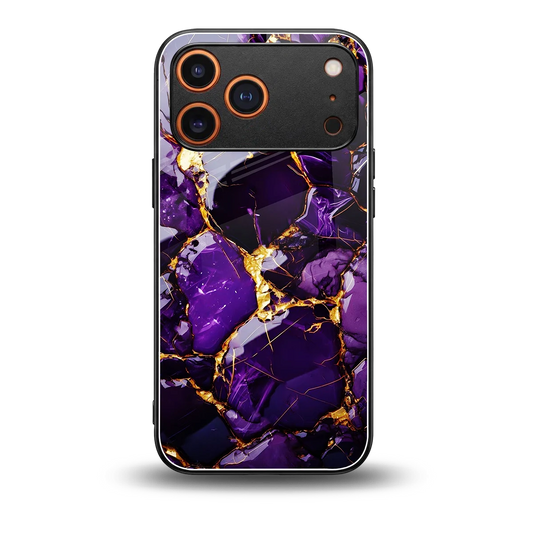 Violet Luxe back phone cover | glass case for iphone 17 pro max