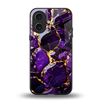 Violet Luxe back phone cover | glass case for iphone 17