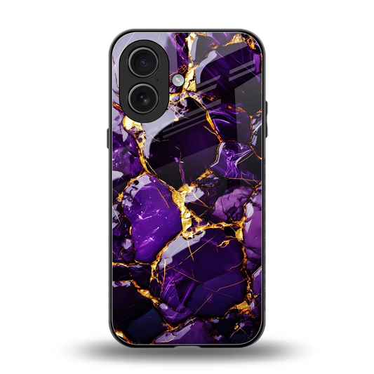 Violet Luxe back phone cover | glass case for iphone 17