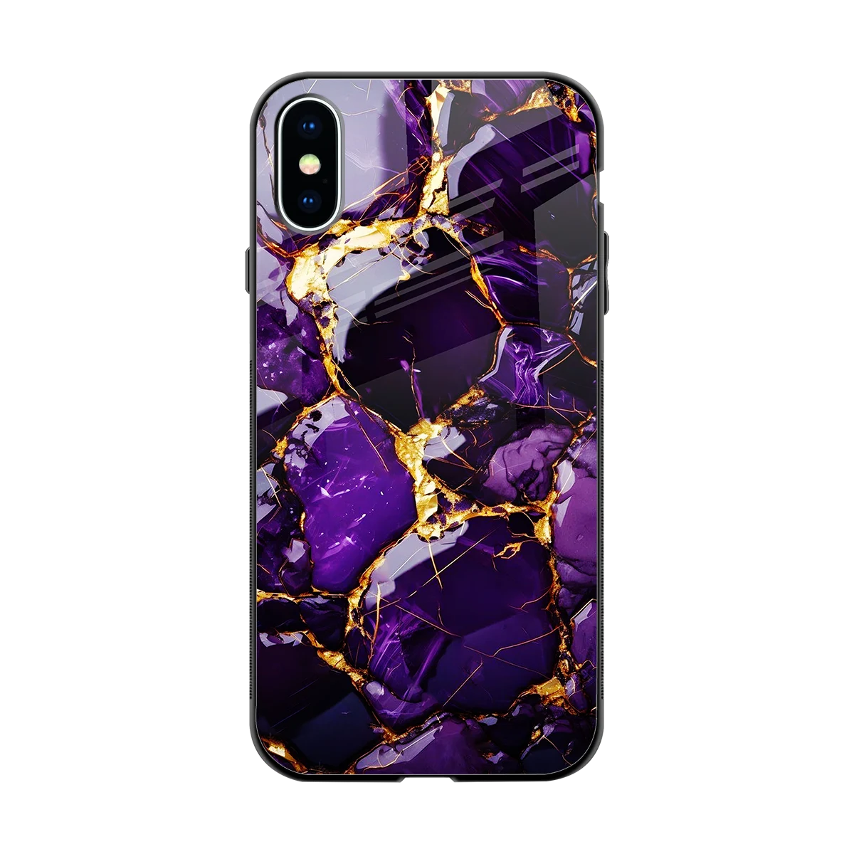 Violet Luxe back phone cover | glass case for iphone xs