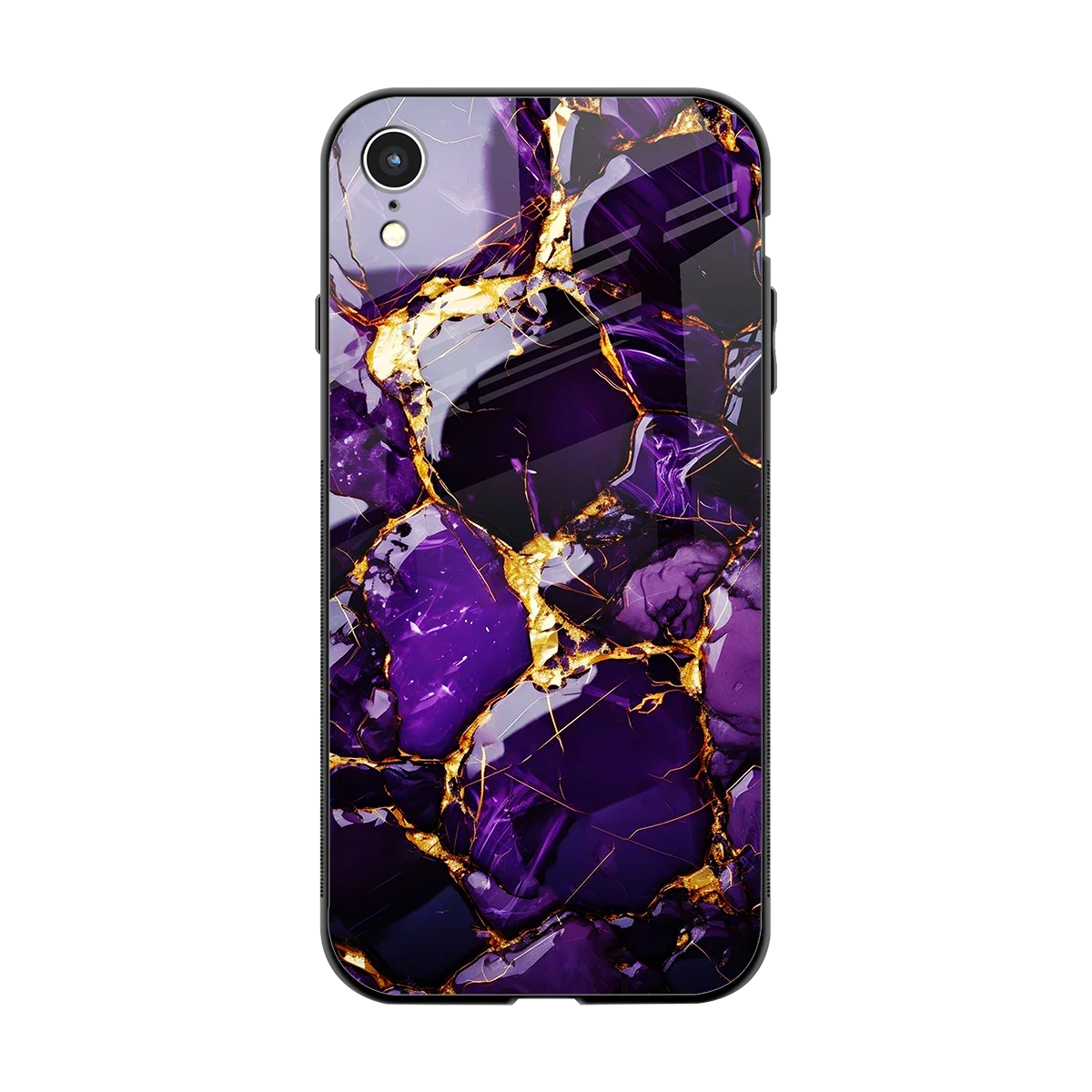 Violet Luxe back phone cover | glass case for iphone xr